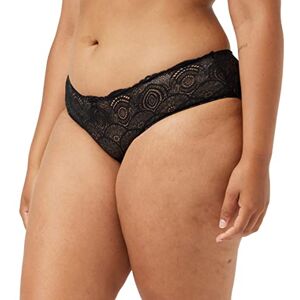 W0BHQ Wonderbra Damskie koronkowe majtki, Czarny, XL W0BHQ Wonderbra Damskie koronkowe majtki, Czarny, XL
