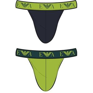 EM000257 Emporio Armani Majtki męskie stringi, NIEBIESKI, L EM000257 Emporio Armani Majtki męskie stringi, NIEBIESKI, L