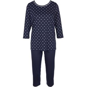 43529 CALIDA Damski zestaw piżamowy, Dark Lapis Blue, 36-38 43529 CALIDA Damski zestaw piżamowy, Dark Lapis Blue, 36-38