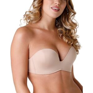 W032D Wonderbra Damski biustonosz bez ramiączek, BEŻOWY, 90C W032D Wonderbra Damski biustonosz bez ramiączek, BEŻOWY, 90C
