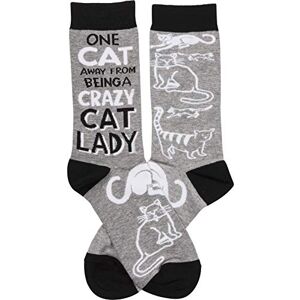 socks-onecataway Primitives by Kathy Damskie skarpety z napisem 'LOL Made You Smil' na prezent, szalona damska kota, jeden rozmiar socks-onecataway Primitives by Kathy Damskie skarpety z napisem 'LOL Made You Smil' na prezent, szalona damska kota, jeden rozmiar