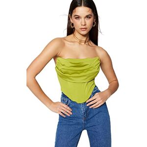 TPRSS23BS00006 Trendyol Crop Top Zielony Zwykły, jasnozielony, 40, Jasnozielony, 66 TPRSS23BS00006 Trendyol Crop Top Zielony Zwykły, jasnozielony, 40, Jasnozielony, 66