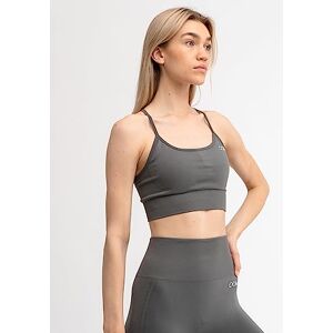 001 Drop of Mindfulness Maya Biustonosz sportowy bezszwowy ciemnoszary z regulowanymi ramiączkami damski biustonosz sportowy, chowane wstawki Top sportowy szary biustonosz fitness wyściełany, XS-XL 001 Drop of Mindfulness Maya Biustonosz sportowy bezszwowy ciemnoszary z regulowanymi ramiączkami damski biustonosz sportowy, chowane wstawki Top sportowy szary biustonosz fitness wyściełany, XS-XL
