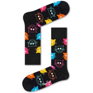 P002737 Happy Socks zabawne skarpetki z nadrukiem kota skarpetki z bawełny organicznej dla mężczyzn i kobiet P002737 Happy Socks zabawne skarpetki z nadrukiem kota skarpetki z bawełny organicznej dla mężczyzn i kobiet
