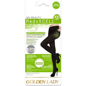 28VAZ Goldenlady Damskie pończochy Hold-Up 100 DEN (opakowanie 2 szt.), Czarny (Nero A), L (Producent Rozmiar:4) 28VAZ Goldenlady Damskie pończochy Hold-Up 100 DEN (opakowanie 2 szt.), Czarny (Nero A), L (Producent Rozmiar:4)