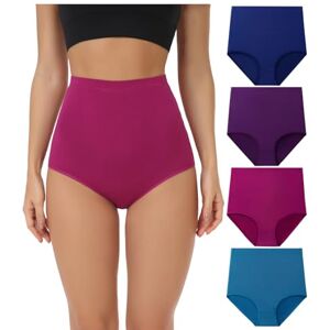 2307A5-4P-6XL wirarpa Bielizna damska, bawełna, super wysoki stan, majtki ze stretchem, pełne pokrycie, 4 szt., 6XL 2307A5-4P-6XL wirarpa Bielizna damska, bawełna, super wysoki stan, majtki ze stretchem, pełne pokrycie, 4 szt., 6XL