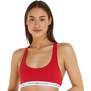 UW0UW03820 Tommy Hilfiger Damski biustonosz bez podszewki, Podstawowy czerwony, S UW0UW03820 Tommy Hilfiger Damski biustonosz bez podszewki, Podstawowy czerwony, S