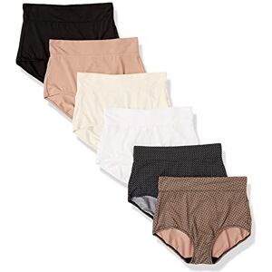 RS9046W-900-XL Warner's Damskie błogie korzyści bez wykopywania komfortowe majtki z mikrofibry 6-pak Rs9046w, Tosty migdałowe/czarno-białe kropki/czarny/biały/perłowy kość słoniowa/czarna koronkowa kropka, XL RS9046W-900-XL Warner's Damskie błogie korzyści bez wykopywania komfortowe majtki z mikrofibry 6-pak Rs9046w, Tosty migdałowe/czarno-białe kropki/czarny/biały/perłowy kość słoniowa/czarna koronkowa kropka, XL