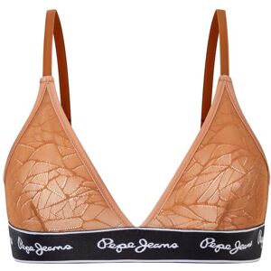 PLU10982 Pepe Jeans Damski biustonosz siatkowy, Brązowy (tytoń), XS PLU10982 Pepe Jeans Damski biustonosz siatkowy, Brązowy (tytoń), XS