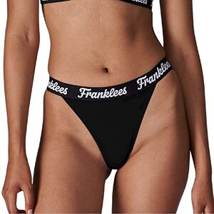 FLTANBLKL Franklees Damska bielizna w stylu bikini w kolorze białym, Czarny, L FLTANBLKL Franklees Damska bielizna w stylu bikini w kolorze białym, Czarny, L