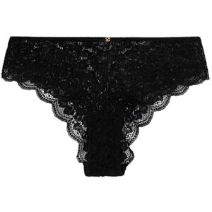 Women'secret Damskie Wysokie Koronkowe Majtki, Standardowa Czarna, XS, Kolor czarny, XS Women'secret Damskie Wysokie Koronkowe Majtki, Standardowa Czarna, XS, Kolor czarny, XS