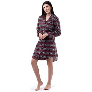 WRT21418 Fruit of the Loom Damska koszula flanelowa do spania, S WRT21418 Fruit of the Loom Damska koszula flanelowa do spania, S