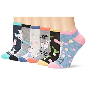 KBWF20C003-06 K. Bell Socks Damskie skarpety do kostek , Llama Queen Sześć (wielokolorowych), rozmiar buta: 2-8 UK KBWF20C003-06 K. Bell Socks Damskie skarpety do kostek , Llama Queen Sześć (wielokolorowych), rozmiar buta: 2-8 UK