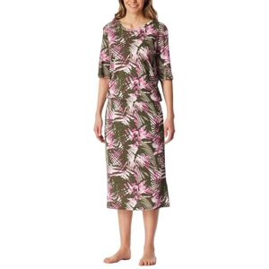 183604 Schiesser Damska koszula nocna z krótkim rękawem, 105 cm długości Interlock Modern Nightwear, Multicolor 1, 42 183604 Schiesser Damska koszula nocna z krótkim rękawem, 105 cm długości Interlock Modern Nightwear, Multicolor 1, 42