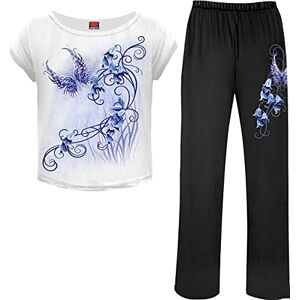 L053G601-6 Spiral Bluebell Fairy Kobiety Piżama Czarny/Biały, Czarny/Biały, M L053G601-6 Spiral Bluebell Fairy Kobiety Piżama Czarny/Biały, Czarny/Biały, M