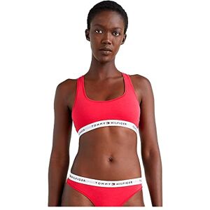 UW0UW03820 Tommy Hilfiger Damski biustonosz bez podszewki, Podstawowy czerwony, M UW0UW03820 Tommy Hilfiger Damski biustonosz bez podszewki, Podstawowy czerwony, M