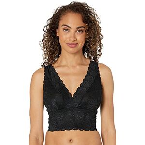 NEVER1385-2 Cosabella Damski biustonosz 'Say Never Curvy Plungie' Longline Bralette Plunge', Czarny, L NEVER1385-2 Cosabella Damski biustonosz 'Say Never Curvy Plungie' Longline Bralette Plunge', Czarny, L
