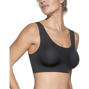 OLIVIA Selene Biustonosz BEZ fiszbin, z wyjmowaną wyściółką. Wyprodukowano, Czarny (Black), XL OLIVIA Selene Biustonosz BEZ fiszbin, z wyjmowaną wyściółką. Wyprodukowano, Czarny (Black), XL