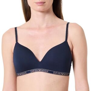 EW000442 EMPORIO ARMANI Woman's Essential Studs usztywniany trójkątny biustonosz niebieski M, NIEBIESKI, M EW000442 EMPORIO ARMANI Woman's Essential Studs usztywniany trójkątny biustonosz niebieski M, NIEBIESKI, M