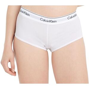 0000F3788E-100 Calvin Klein Damskie szorty chłopięce typu hipster bawełna ze stretchem, biały (biały), XS 0000F3788E-100 Calvin Klein Damskie szorty chłopięce typu hipster bawełna ze stretchem, biały (biały), XS