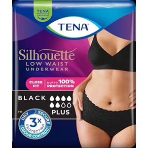 TENA Silhouette, Noir, niska talia, rozmiar L, 27 majtek TENA Silhouette, Noir, niska talia, rozmiar L, 27 majtek