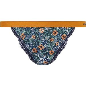 PLU10970 Pepe Jeans Damskie majtki stringi w kwiaty, Niebieski (granatowy), L PLU10970 Pepe Jeans Damskie majtki stringi w kwiaty, Niebieski (granatowy), L