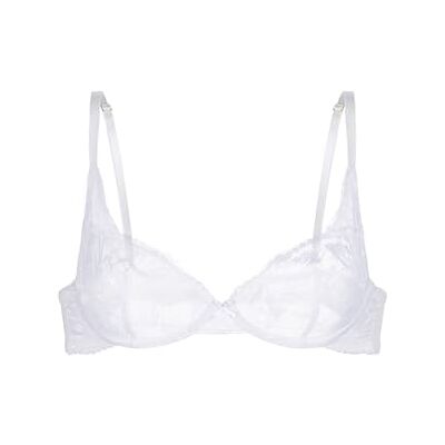 DCWB0012LA211-WH0001 Dorina Perfect Lace biustonosz bez wyściółki, z głębokim dekoltem, dla kobiet – biały, rozmiar 90B miękki, oddychający, komfort na każdy dzień DCWB0012LA211-WH0001 Dorina Perfect Lace biustonosz bez wyściółki, z głębokim dekoltem, dla kobiet – biały, rozmiar 90B miękki, oddychający, komfort na każdy dzień