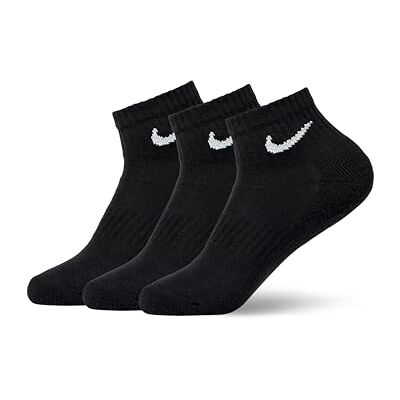 SX7667-010-Large Nike Mężczyźni Everyday Cushion Ankle SX7667 Skarpety, Czarny, L SX7667-010-Large Nike Mężczyźni Everyday Cushion Ankle SX7667 Skarpety, Czarny, L