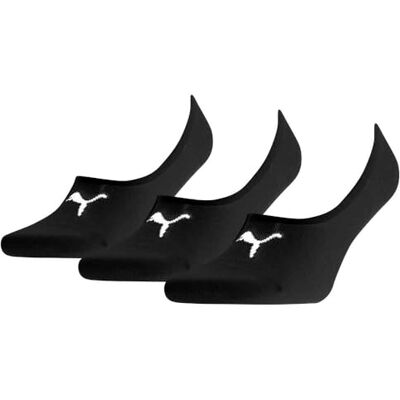 171002001200043 PUMA Unisex Footie (3 sztuki), czarny, 46 EU 171002001200043 PUMA Unisex Footie (3 sztuki), czarny, 46 EU