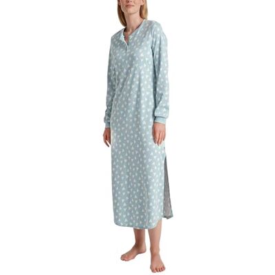 31254 CALIDA Damska koszula nocna Midnight Love, niebieska (Sterling Blue), 36-38, Sterling Blue, 36-38 31254 CALIDA Damska koszula nocna Midnight Love, niebieska (Sterling Blue), 36-38, Sterling Blue, 36-38