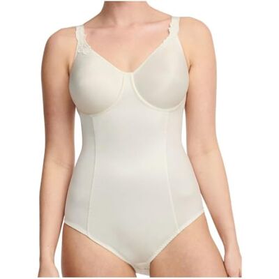 2037 Chantelle Hedona Co Pdl Body Support Body Support Body Shapewear Bodysuit, nieprzejrzysta, kość słoniowa, 95C 2037 Chantelle Hedona Co Pdl Body Support Body Support Body Shapewear Bodysuit, nieprzejrzysta, kość słoniowa, 95C