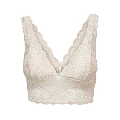 15107599 ONLY Damskie Onlchloe Lace Bra Noos Acc Bustier, nude, XS 15107599 ONLY Damskie Onlchloe Lace Bra Noos Acc Bustier, nude, XS
