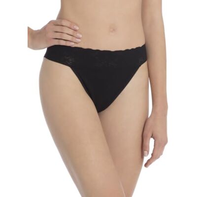 21904-992 CALIDA Tanga Kobieta, Czarny, 40-42 21904-992 CALIDA Tanga Kobieta, Czarny, 40-42