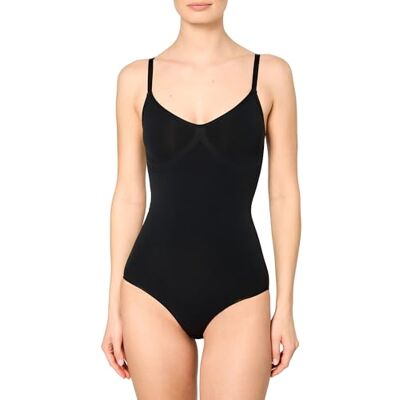 NNEJX-98 Nur Die Sculpt Body Shapewear – Strong Shaping Bodysuit wyszczuplające brzuch modelujące body i talię bez fiszbin body gorsetowe damskie, czarny, 36 NNEJX-98 Nur Die Sculpt Body Shapewear – Strong Shaping Bodysuit wyszczuplające brzuch modelujące body i talię bez fiszbin body gorsetowe damskie, czarny, 36