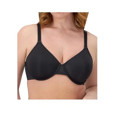 DF4481 Bali Koszulka damska, Ultimate Smoothing Underwire, lekki biustonosz odwracalny, czarny, 34C, Czarny, 75C DF4481 Bali Koszulka damska, Ultimate Smoothing Underwire, lekki biustonosz odwracalny, czarny, 34C, Czarny, 75C