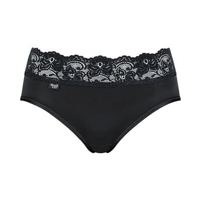 10031896-0004 Sloggi Damskie slipy Sloggi Romance, czarne, 42 EU, czarny 10031896-0004 Sloggi Damskie slipy Sloggi Romance, czarne, 42 EU, czarny