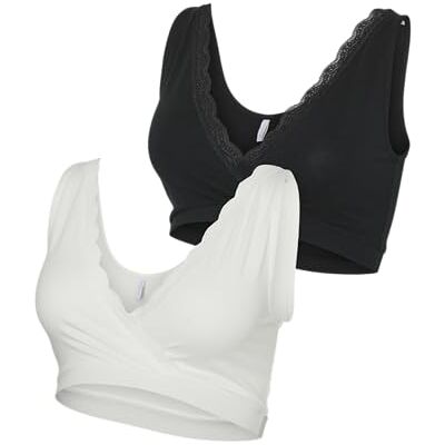 20021475-4662142 MAMA.LICIOUS Mlhelena Crossy Lace Bra 2F 2-P Noos, Snow White, L 20021475-4662142 MAMA.LICIOUS Mlhelena Crossy Lace Bra 2F 2-P Noos, Snow White, L