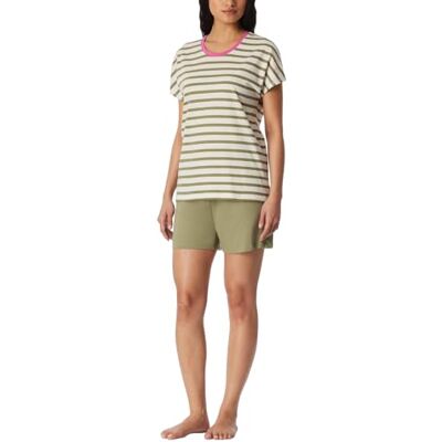 181253 Schiesser Damska piżama krótka Single-Jersey jakość Casual Essentials, Wonder White Heather, 36 181253 Schiesser Damska piżama krótka Single-Jersey jakość Casual Essentials, Wonder White Heather, 36