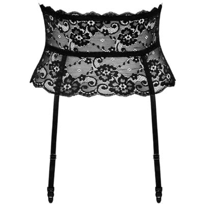 COTTELLI Bielizna Damskie Koronkowe Szelki Czarne XL COTTELLI Bielizna Damskie Koronkowe Szelki Czarne XL