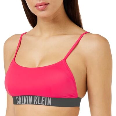 KW0KW02507 Calvin Klein Damski Bralette-Rp, Signal Red, S, Sygnał czerwony, S KW0KW02507 Calvin Klein Damski Bralette-Rp, Signal Red, S, Sygnał czerwony, S
