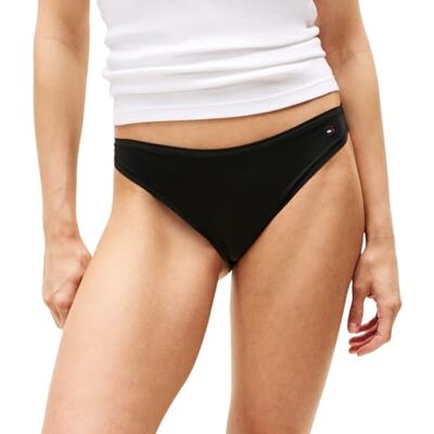 UW0UW06047 Tommy Hilfiger Damskie BIKINI figi współrzędne, czarne, S, czarny (czarny), S UW0UW06047 Tommy Hilfiger Damskie BIKINI figi współrzędne, czarne, S, czarny (czarny), S