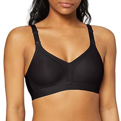 10184765 Triumph Triaction Wellness N Biustonosz sportowy Kobiety,czarny (black 0004),80B 10184765 Triumph Triaction Wellness N Biustonosz sportowy Kobiety,czarny (black 0004),80B