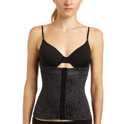 U6868-WH Maidenform Damska bielizna modelująca talię, wyszczuplająca brzuch z koronką, ultra mocny gorset kontrolny, Czarny, XXL U6868-WH Maidenform Damska bielizna modelująca talię, wyszczuplająca brzuch z koronką, ultra mocny gorset kontrolny, Czarny, XXL