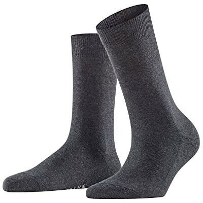 46490 FALKE Kobiety Skarpety Family W So bawełna jednokolorowe 1 Para, Szary Anthracite Melange 3089, 35-38 46490 FALKE Kobiety Skarpety Family W So bawełna jednokolorowe 1 Para, Szary Anthracite Melange 3089, 35-38