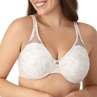 DF3385 Bali Passion for Comfort Damski pełny biustonosz minimalizujący z fiszbinami, bezszwowe miseczki, 80E DF3385 Bali Passion for Comfort Damski pełny biustonosz minimalizujący z fiszbinami, bezszwowe miseczki, 80E