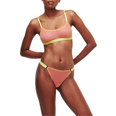 235W2132 KARL LAGERFELD Kobiety Sheer G-String Jasny Koral S 235W2132 KARL LAGERFELD Kobiety Sheer G-String Jasny Koral S