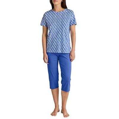 43153 CALIDA Shell Nights piżama 3/4 dazzling blue, rozmiar 40-42, niebieski (Dazzling Blue), 40-42 43153 CALIDA Shell Nights piżama 3/4 dazzling blue, rozmiar 40-42, niebieski (Dazzling Blue), 40-42