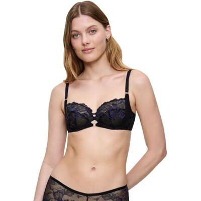 10224879 Triumph Wild Gardenia Florale W Black, czarny, 75C 10224879 Triumph Wild Gardenia Florale W Black, czarny, 75C