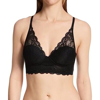 DM1188 Maidenform Stanik Kobiety Wireless Bralette, Pure Comfort Lace Longline Bra, Convertible Bra for Women (1 w zestawie) DM1188 Maidenform Stanik Kobiety Wireless Bralette, Pure Comfort Lace Longline Bra, Convertible Bra for Women (1 w zestawie)