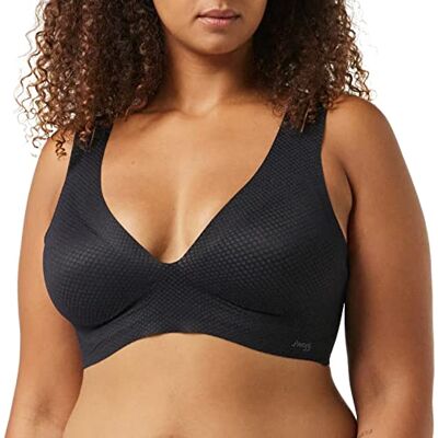 10213194 Sloggi Women's sloggi ZERO Feel Flow Bralette Bustier, BLACK, L 10213194 Sloggi Women's sloggi ZERO Feel Flow Bralette Bustier, BLACK, L
